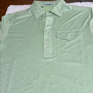 Criquet Men's Light Green Polo Shirt with Chest Pocket